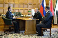 Губернатор Воронежской области провел встречу с представителями группы ВТБ